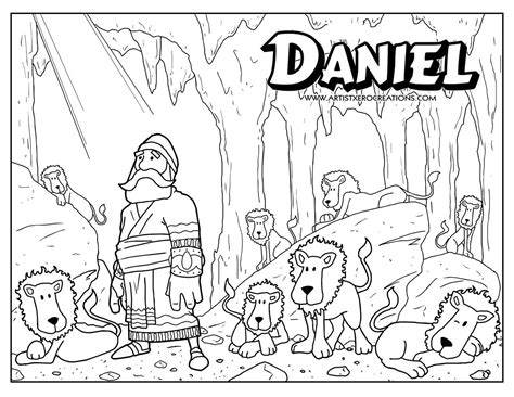 Pin By Marsha Johnson On Daniel Lions Den Bible Coloring Pages