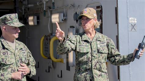 first female command of aircraft carrier assigned to san diego ship fox 5 san diego