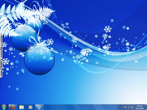 Windows 7 Christmas Theme Personnaliser Votre Bureau Pour Noël