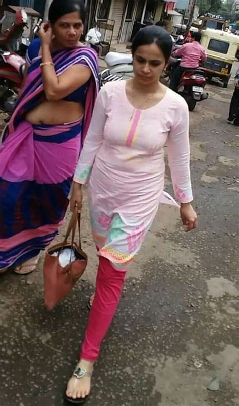 Hot Saree Navel And Tight Salwar In One Pic Indian Girl Bikini