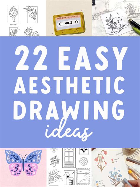 22 Easy Aesthetic Drawing Ideas Youll Want To Try Today Clementine
