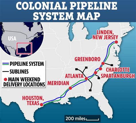 Colonial Pipeline Map Why Is There A Gas Shortage In The Us The Us Sun