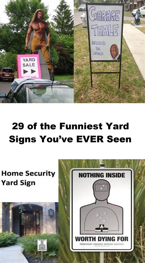 29 Of The Funniest Yard Signs Youve Ever Seen Funny Comedy Humor