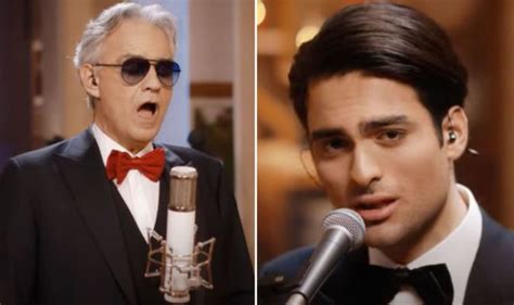 Andrea Bocelli And His Son Matteo Bocelli Duet Fall On Me For Chinese