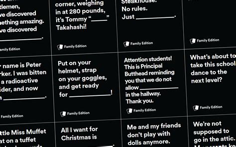 Each round, one player asks a question from a black card, and everyone else answers with their funniest white card. Cards Against Humanity Family Edition delivered kids in quarantine - SlashGear