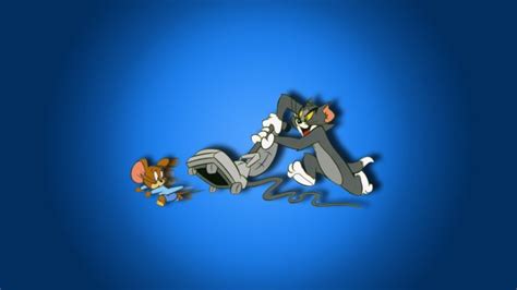 Tom Jerry Cartoons Cats Mice Mouse Blue Humor