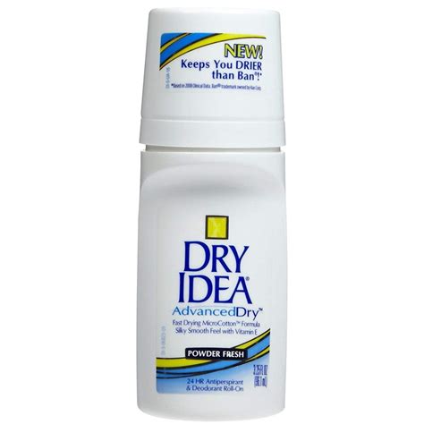 Dry Idea Roll On Antiperspirantdeodorant Powder Fresh 325 Oz