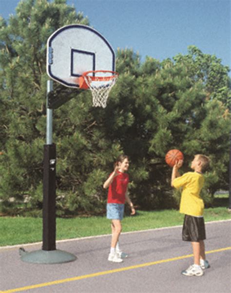 Bison Qwikchange Portable Basketball Playground System With Graphite