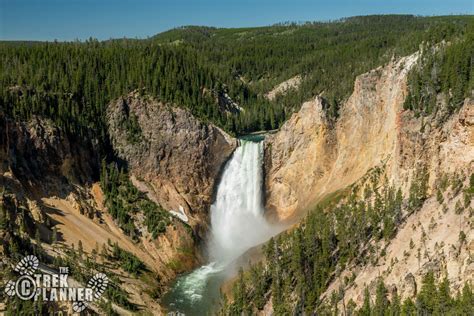 grand canyon of the yellowstone and crystal falls yellowstone national park wyoming the