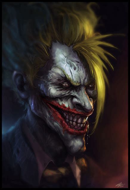 10 Most Scary Joker Illustration Artworks Janbein