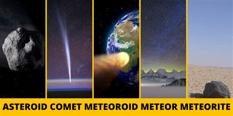 Think of them as space rocks. when meteoroids enter earth's atmosphere (or that of another planet, like mars). Difference between Asteroid, Comet, Meteoroid, Meteor and ...