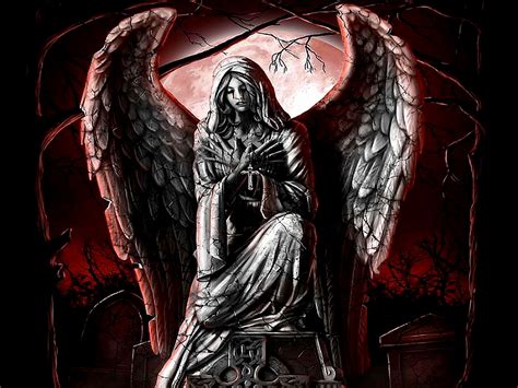 Dark Art Gothic Angel Wallpapers Top Free Dark Art Gothic Angel Backgrounds WallpaperAccess