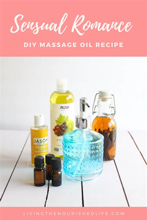 This DIY sensual massage oil is non-greasy and contains essential oils