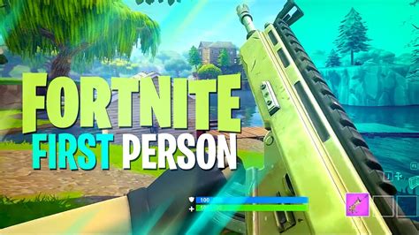 First Person In Fortnite Battle Royale Youtube