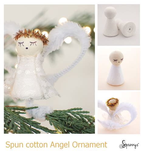 How To Make Spun Cotton Ornaments The Easy Way