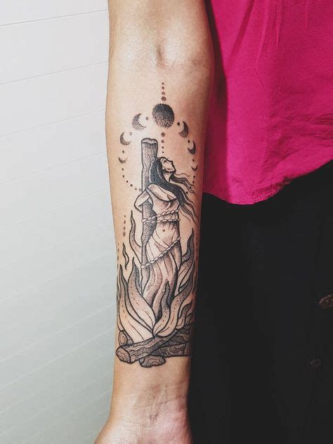 25 “burning Witches Tattoos” Ideas In 2021 Witch Tattoo Tattoos