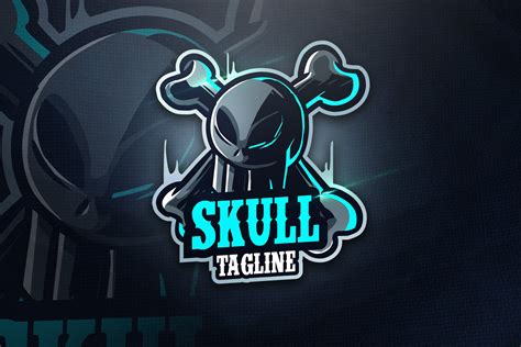 Skull Team Mascot And Esport Logo Branding And Logo Templates