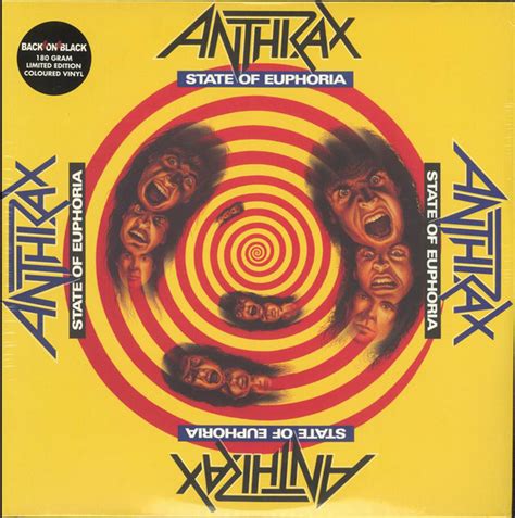 Anthrax State Of Euphoria 2010 180 Gram Color Vinyl Vinyl Discogs