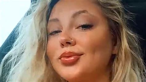 teen mom jade cline nearly topples right out of teeny tank top and licks her lips in sultry new