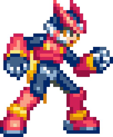 Megaman Zero Transparent Transparent Background Pixel Art Mega Man