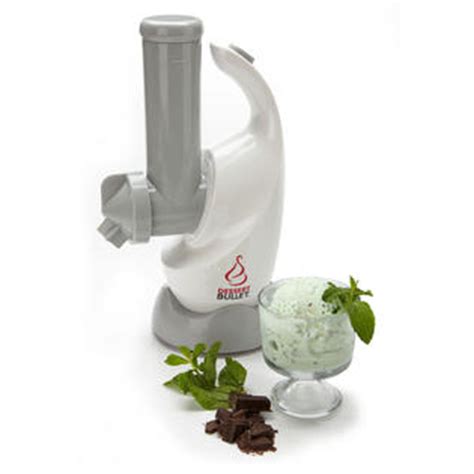 This magic bullet dessert maker features a unique grinding spindle that is powered by a strong 350w motor, which quickly blends the ingredients into a rich and tasty frozen specialty. Magic Bullet Dessert Bullet - Appliances - Small Kitchen Appliances - Blenders & Accessories