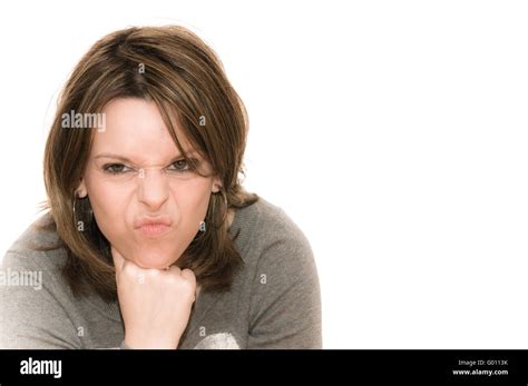 Emotions Of A Young Woman Stock Photo Alamy