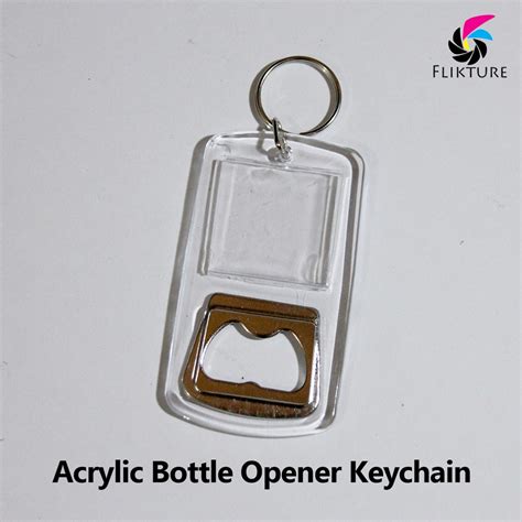Diy Acrylic Bottle Opener Keychain 40 Pcs Shopee Philippines