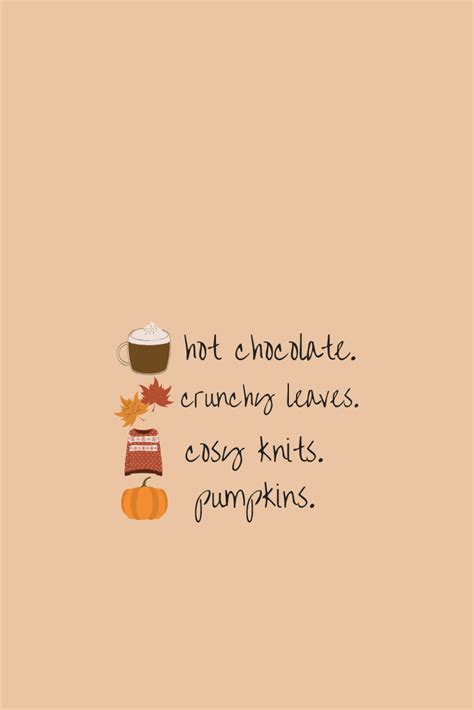Cute Autumn Quotes Wallpapers Wallpaper Cave