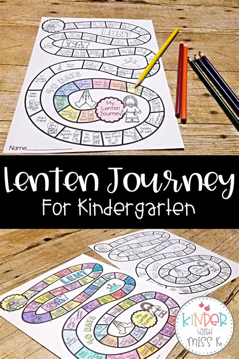 Lent activities for sunday school. Lenten Journey Printable Activity | Kindergarten ...