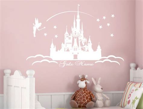 personalised princess castle wall stickers princess room decor disney princess room themed