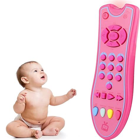 Baby Simulation Tv Remote Toy Control Kids With Light And Sound