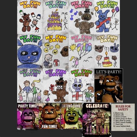 Fnaf 1 Posters And Drawings Fnaf Crafts Fnaf Fnaf Wallpapers