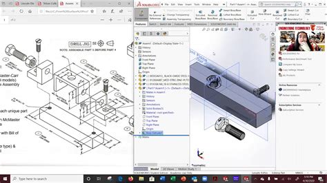 Create Parts In Assembly In Solidworks Youtube