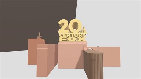 20th Century Fox Logo From The Simpsons 3d Model By Kidsthyes