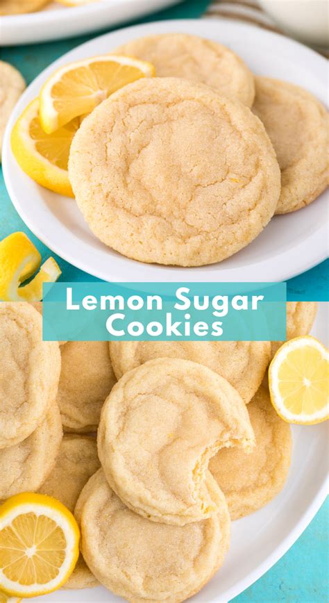 Soft And Chewy Lemon Cookies Are A Crowd Favorite Cookie That You Can
