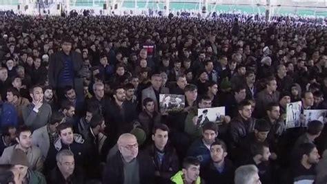 Iran Rafsanjani Death Thousands Attend Ex Presidents Funeral Bbc News