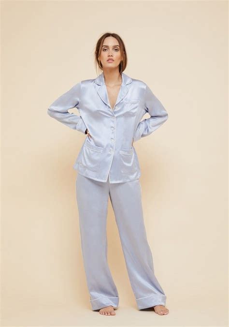Olivia Von Halle Luxury Silk Nightwear Silk Pajama Set Silk Pajamas Pajama Set