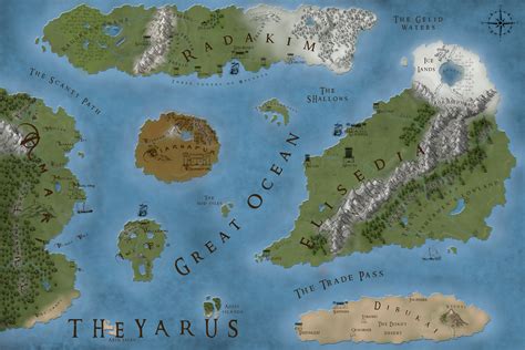 First Fantasy Map I Made For A Dnd Campaign Dndmaps