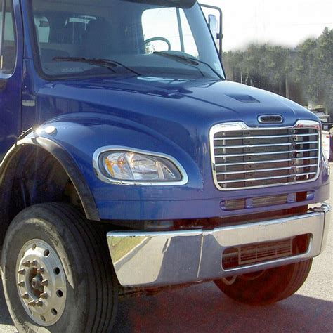 Steel Bumper Chrome Fit 2003 2021 Freightliner M2 106 112 Bussiness