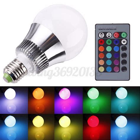 3w9w12w Rgb E27 E14 B22 Mr16 Gu10 Led Light Color Changing Lamp Bulb