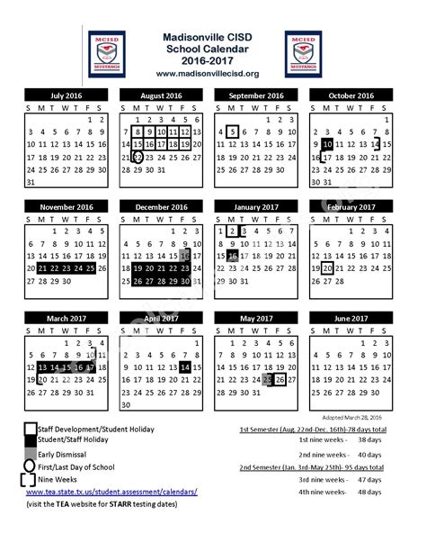 Madisonville High School Calendars Madisonville Tx