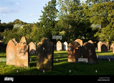 Gravestones In St Marys Church Yard In Kilburn The Grade Ii Listed