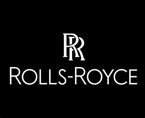 Rolls Royce Brand Logo Car Symbol With Name White Design British