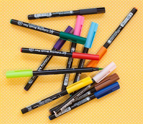 Review Koi Watercolor Brush Pens 12 Color Set The Well Appointed Desk