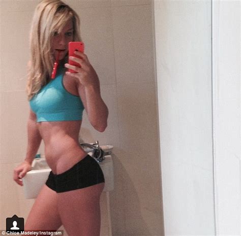Chloe Madeley Compares Four Thong Selfies As She Boasts Ripped Body In