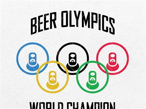 Beer Olympics World Champion By Svg Prints On Dribbble
