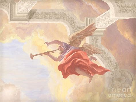 Angel In Flight Painting By John Alan Warford