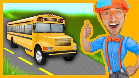 Blippi Wheels On The Bus Songs For Toddlers 2019 Youtube