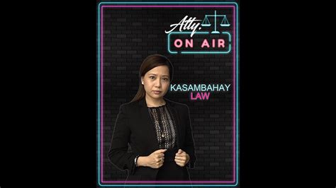 Atty On Air Kasambahay Law Episode Youtube