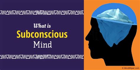 What Is Subconscious Mind Functions And Parts Of The Subconscious Mind